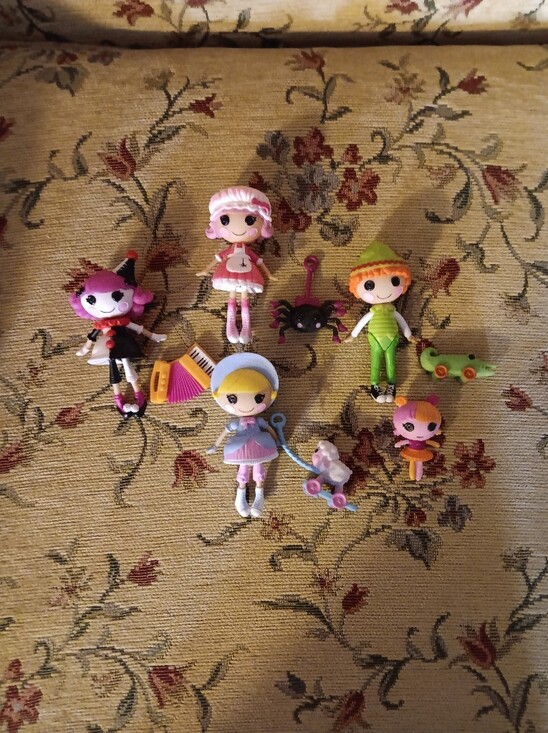 MGA Entertainment Other - Lalaloopsy Mini Doll Lot- Nursery Rhimes Inspired. Pink, Purple, Yellow, Green